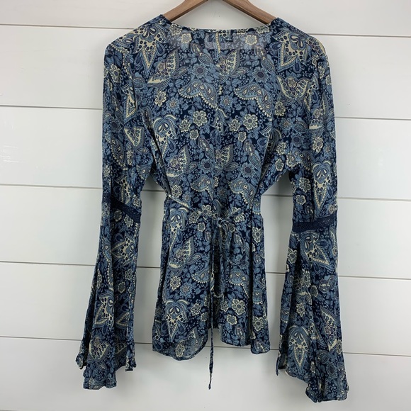 Faded Glory Boho Hippie Sheer Tunic L - Picture 4 of 8